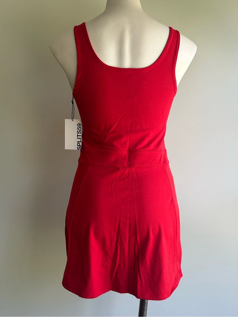 Splits59 Martina Rigor Mini Dress in Red, S NWT - Picture 13 of 16